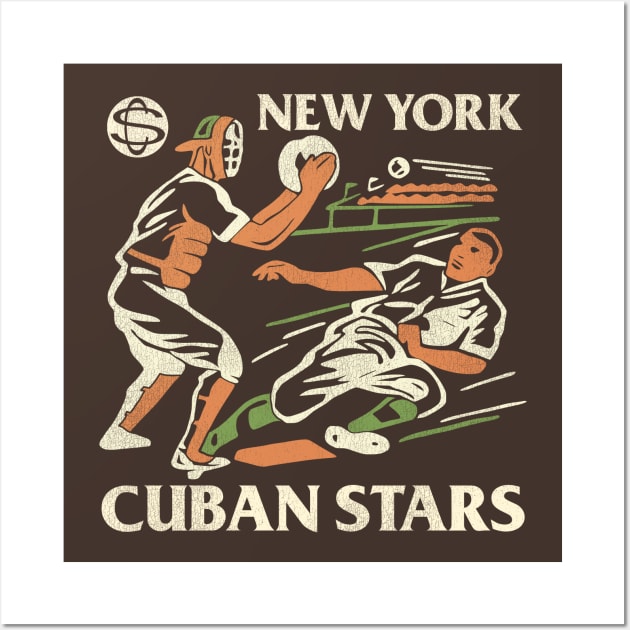 Defunct New York Cuban Stars Baseball Team Wall Art by Defunctland